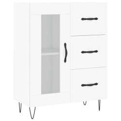 vidaXL Aparador de madera de ingeniería blanco 69,5x34x90 cm
