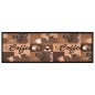 vidaXL Alfombra de cocina lavable Coffee marrón 45x150 cm vidaXL Alfombra de cocina lavable Coffee marrón 45x150 cm