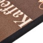 vidaXL Alfombra de cocina lavable Coffee marrón 45x150 cm vidaXL Alfombra de cocina lavable Coffee marrón 45x150 cm
