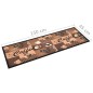 vidaXL Alfombra de cocina lavable Coffee marrón 45x150 cm vidaXL Alfombra de cocina lavable Coffee marrón 45x150 cm