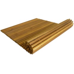 vidaXL Alfombrilla de baño de madera de acacia 80x50 cm