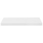 vidaXL Estante flotante de pared 4 uds MDF blanco brillo 60x23,5x3,8cm
