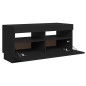 vidaXL Mueble de TV con luces LED negro 80x35x40 cm vidaXL Mueble de TV con luces LED negro 80x35x40 cm