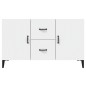 vidaXL Aparador de madera de ingeniería blanco 100x36x60 cm vidaXL Aparador de madera de ingeniería blanco 100x36x60 cm