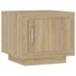 vidaXL Mesa de centro madera contrachapada roble Sonoma 51x50x45 cm vidaXL Mesa de centro madera contrachapada roble Sonoma 51x50x45 cm
