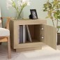 vidaXL Mesa de centro madera contrachapada roble Sonoma 51x50x45 cm vidaXL Mesa de centro madera contrachapada roble Sonoma 51x50x45 cm