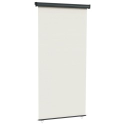 vidaXL Toldo lateral de balcón color crema 122x250 cm