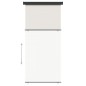 vidaXL Toldo lateral de balcón color crema 122x250 cm vidaXL Toldo lateral de balcón color crema 122x250 cm