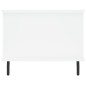 vidaXL Mesa de centro madera contrachapada blanco 90x50x40 cm