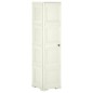 vidaXL Armario de plástico diseño madera Vanila Ice 40x43x164 cm vidaXL Armario de plástico diseño madera Vanila Ice 40x43x164 cm