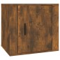 vidaXL Mesita de noche color roble ahumado 50x39x47 cm
