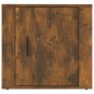 vidaXL Mesita de noche color roble ahumado 50x39x47 cm