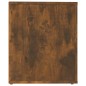 vidaXL Mesita de noche color roble ahumado 50x39x47 cm