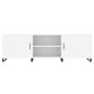 vidaXL Mueble para TV madera de ingeniería blanco 150x30x50 cm vidaXL Mueble para TV madera de ingeniería blanco 150x30x50 cm