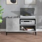 vidaXL Mueble discos madera contrachapada gris hormigón 84,5x38x48 cm vidaXL Mueble discos madera contrachapada gris hormigón 84,5x38x48 cm