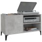 vidaXL Mueble discos madera contrachapada gris hormigón 84,5x38x48 cm vidaXL Mueble discos madera contrachapada gris hormigón 84,5x38x48 cm