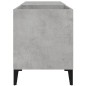 vidaXL Mueble discos madera contrachapada gris hormigón 84,5x38x48 cm vidaXL Mueble discos madera contrachapada gris hormigón 84,5x38x48 cm