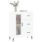 vidaXL Aparador de madera de ingeniería blanco 69,5x34x90 cm