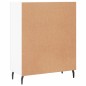 vidaXL Aparador de madera de ingeniería blanco 69,5x34x90 cm