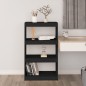 vidaXL Estantería/divisor de espacios madera pino negro 60x30x103,5 cm vidaXL Estantería/divisor de espacios madera pino negro 60x30x103,5 cm