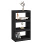 vidaXL Estantería/divisor de espacios madera pino negro 60x30x103,5 cm vidaXL Estantería/divisor de espacios madera pino negro 60x30x103,5 cm