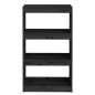 vidaXL Estantería/divisor de espacios madera pino negro 60x30x103,5 cm vidaXL Estantería/divisor de espacios madera pino negro 60x30x103,5 cm