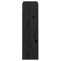 vidaXL Estantería/divisor de espacios madera pino negro 60x30x103,5 cm vidaXL Estantería/divisor de espacios madera pino negro 60x30x103,5 cm