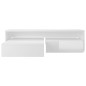 vidaXL Set de mesas de centro apilables blanco brillo 100x100x26,5 cm vidaXL Set de mesas de centro apilables blanco brillo 100x100x26,5 cm