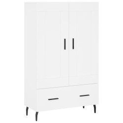 vidaXL Aparador alto madera de ingeniería blanco 69,5x31x115 cm