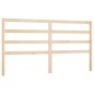 vidaXL Cabecero de cama madera maciza de pino 206x4x100 cm vidaXL Cabecero de cama madera maciza de pino 206x4x100 cm
