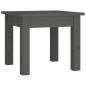 vidaXL Mesa de centro de madera maciza de pino gris 35x35x30 cm vidaXL Mesa de centro de madera maciza de pino gris 35x35x30 cm