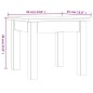 vidaXL Mesa de centro de madera maciza de pino gris 35x35x30 cm vidaXL Mesa de centro de madera maciza de pino gris 35x35x30 cm