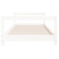 vidaXL Estructura de cama para niños madera de pino blanco 90x190 cm vidaXL Estructura de cama para niños madera de pino blanco 90x190 cm