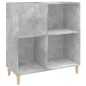 vidaXL Mueble discos madera contrachapada gris hormigón 84,5x38x89 cm vidaXL Mueble discos madera contrachapada gris hormigón 84,5x38x89 cm