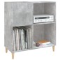 vidaXL Mueble discos madera contrachapada gris hormigón 84,5x38x89 cm vidaXL Mueble discos madera contrachapada gris hormigón 84,5x38x89 cm
