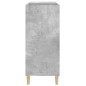 vidaXL Mueble discos madera contrachapada gris hormigón 84,5x38x89 cm vidaXL Mueble discos madera contrachapada gris hormigón 84,5x38x89 cm