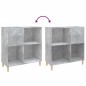vidaXL Mueble discos madera contrachapada gris hormigón 84,5x38x89 cm vidaXL Mueble discos madera contrachapada gris hormigón 84,5x38x89 cm