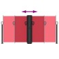vidaXL Toldo lateral retráctil rojo 117x1200 cm vidaXL Toldo lateral retráctil rojo 117x1200 cm