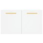 vidaXL Armario de pared madera de ingeniería blanco 60x36,5x35 cm vidaXL Armario de pared madera de ingeniería blanco 60x36,5x35 cm