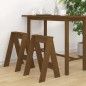 vidaXL Taburetes 2 uds madera maciza de pino marrón miel 40x40x60 cm vidaXL Taburetes 2 uds madera maciza de pino marrón miel 40x40x60 cm