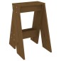 vidaXL Taburetes 2 uds madera maciza de pino marrón miel 40x40x60 cm vidaXL Taburetes 2 uds madera maciza de pino marrón miel 40x40x60 cm