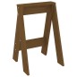 vidaXL Taburetes 2 uds madera maciza de pino marrón miel 40x40x60 cm vidaXL Taburetes 2 uds madera maciza de pino marrón miel 40x40x60 cm