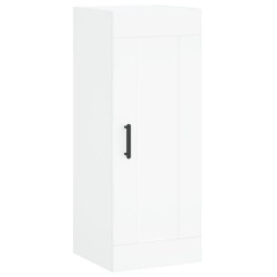vidaXL Armario de pared madera de ingeniería blanco 34,5x34x90 cm