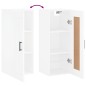 vidaXL Armario de pared madera de ingeniería blanco 34,5x34x90 cm vidaXL Armario de pared madera de ingeniería blanco 34,5x34x90 cm