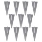vidaXL Valla metálica con estacas y postes acero galvanizado 25x1 m vidaXL Valla metálica con estacas y postes acero galvanizado 25x1 m