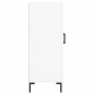 vidaXL Aparador madera de ingeniería blanco 34,5x34x90 cm vidaXL Aparador madera de ingeniería blanco 34,5x34x90 cm