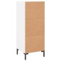 vidaXL Aparador madera de ingeniería blanco 34,5x34x90 cm vidaXL Aparador madera de ingeniería blanco 34,5x34x90 cm