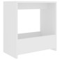 vidaXL Mesa auxiliar de madera contrachapada blanco 50x26x50 cm vidaXL Mesa auxiliar de madera contrachapada blanco 50x26x50 cm