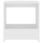 vidaXL Mesa auxiliar de madera contrachapada blanco 50x26x50 cm vidaXL Mesa auxiliar de madera contrachapada blanco 50x26x50 cm