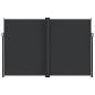 vidaXL Toldo lateral retráctil negro 220x1200 cm vidaXL Toldo lateral retráctil negro 220x1200 cm